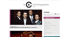 Desktop Screenshot of lecinematographe.com